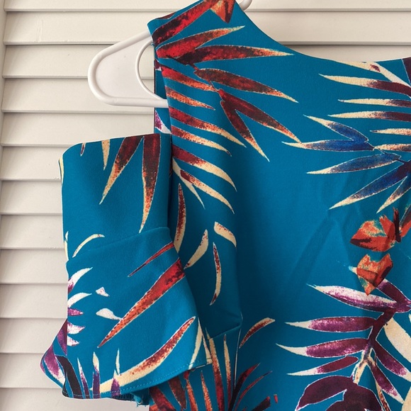 Calvin Klein Cold Shoulder Sheath Dress - Picture 2 of 7